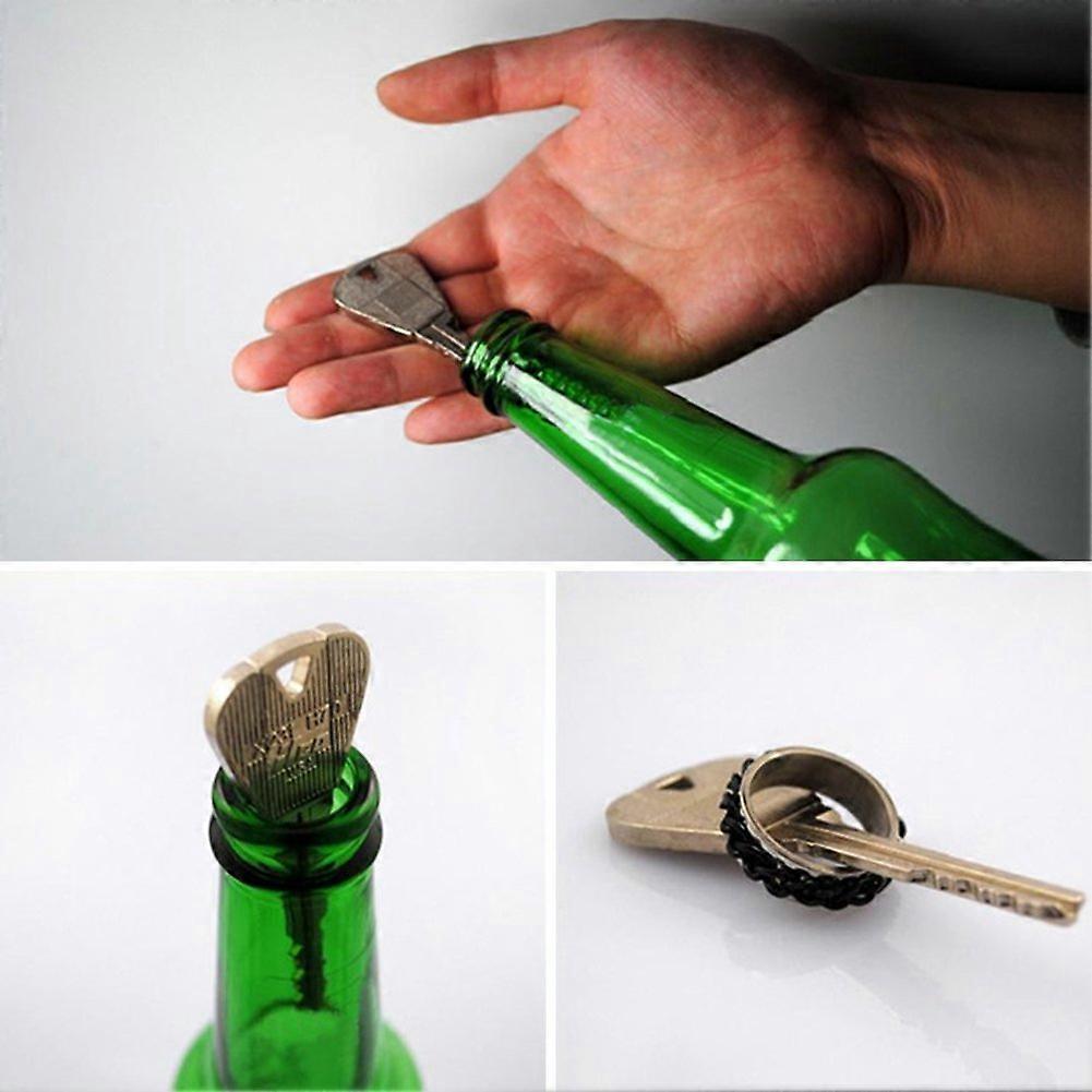 Magic Trick Props Folding Deformation Key Through Bottle Ring Illusion Decompression Toy Gift