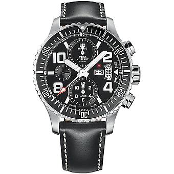 Swiss Military Swiss Automatic Analog Man Watch with SMA30005.08 Cowskin Bracelet