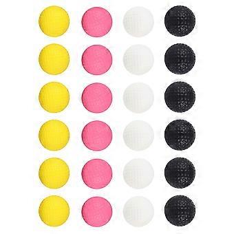 Training Golfing Balls for Indoor Practice 24Pcs PU Swing Practice Balls
