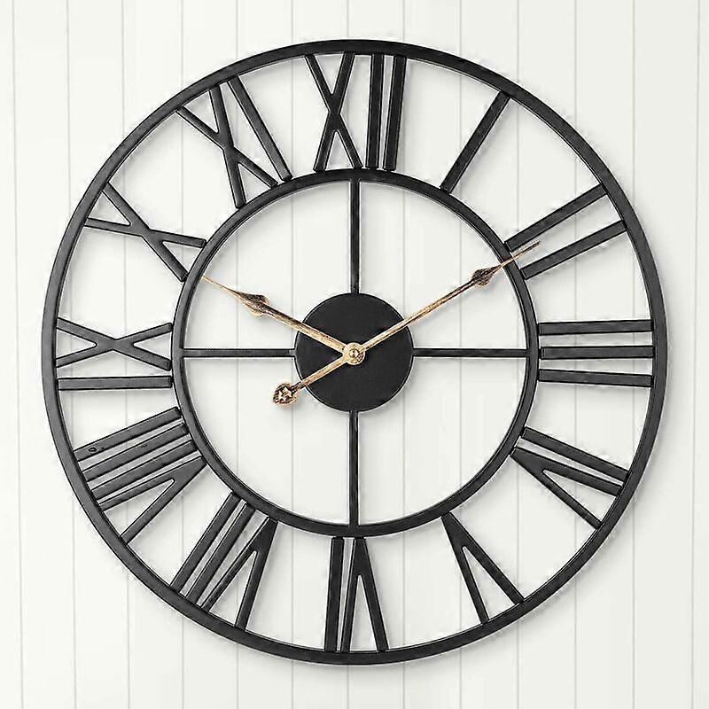 Vintage Retro Silent Skeleton Wall Clock