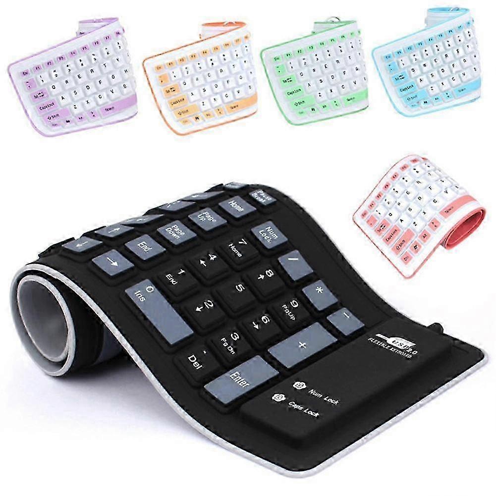 Waterproof Roll-Up Flexible Keyboard