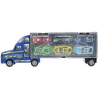 Kids Inertia Toy Car Model Engineering Vehicle Portable Set