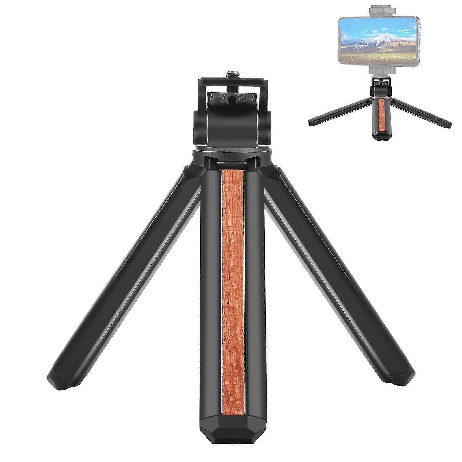 Stable Wooden Desktop Tripod Stand