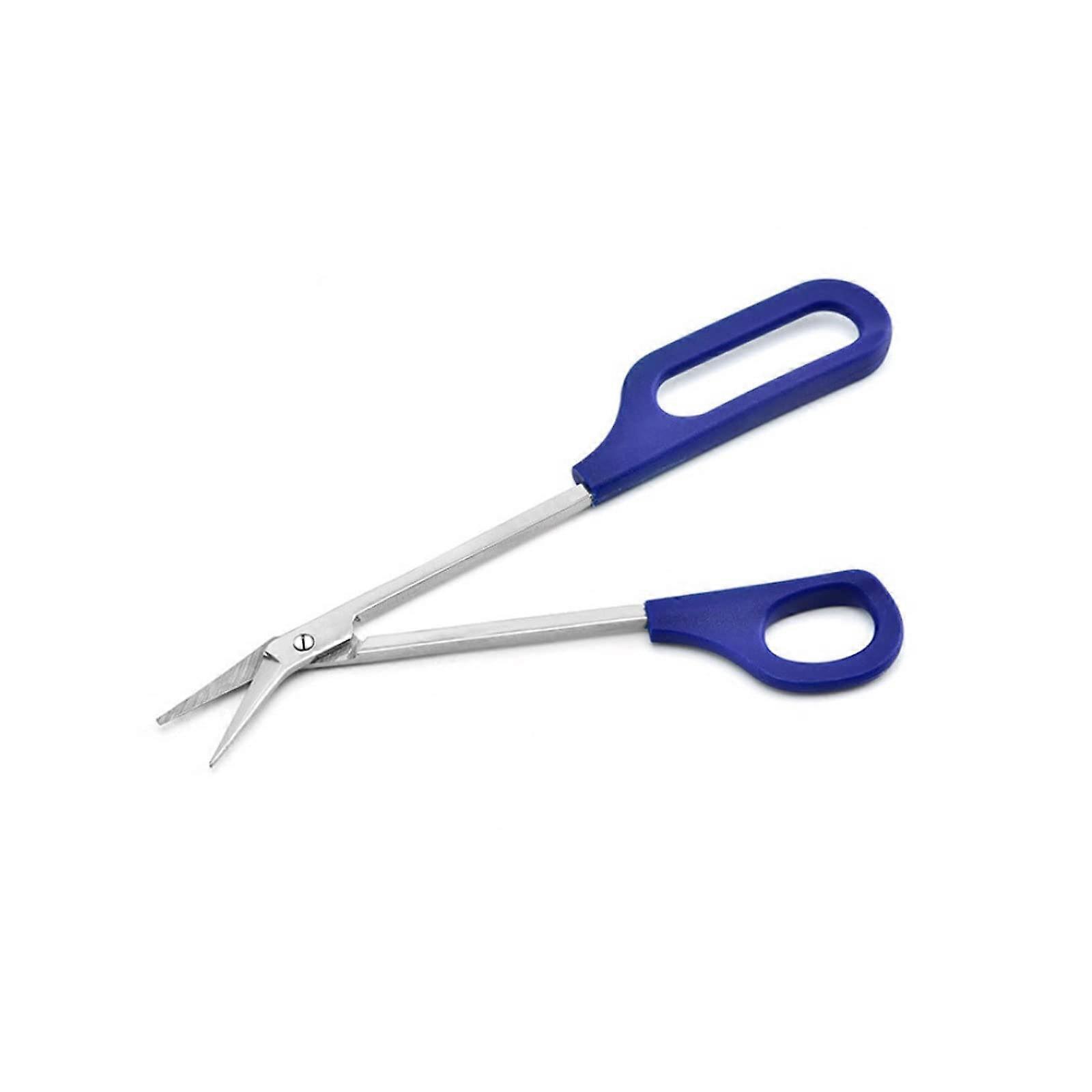 Blue Finish Long Handle Nail Scissors