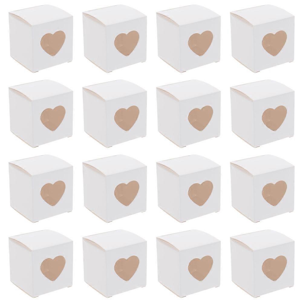 Candy Boxes Paper Jewelry Boxes compatible with Storage Use 60Pcs Heart Shape