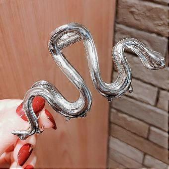 Elegant Snake Metal Claw Clip