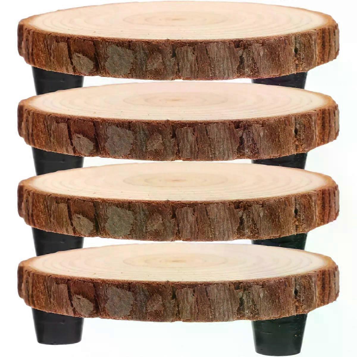 Flower Pot Holder 4 Pack Plant Riser Stand