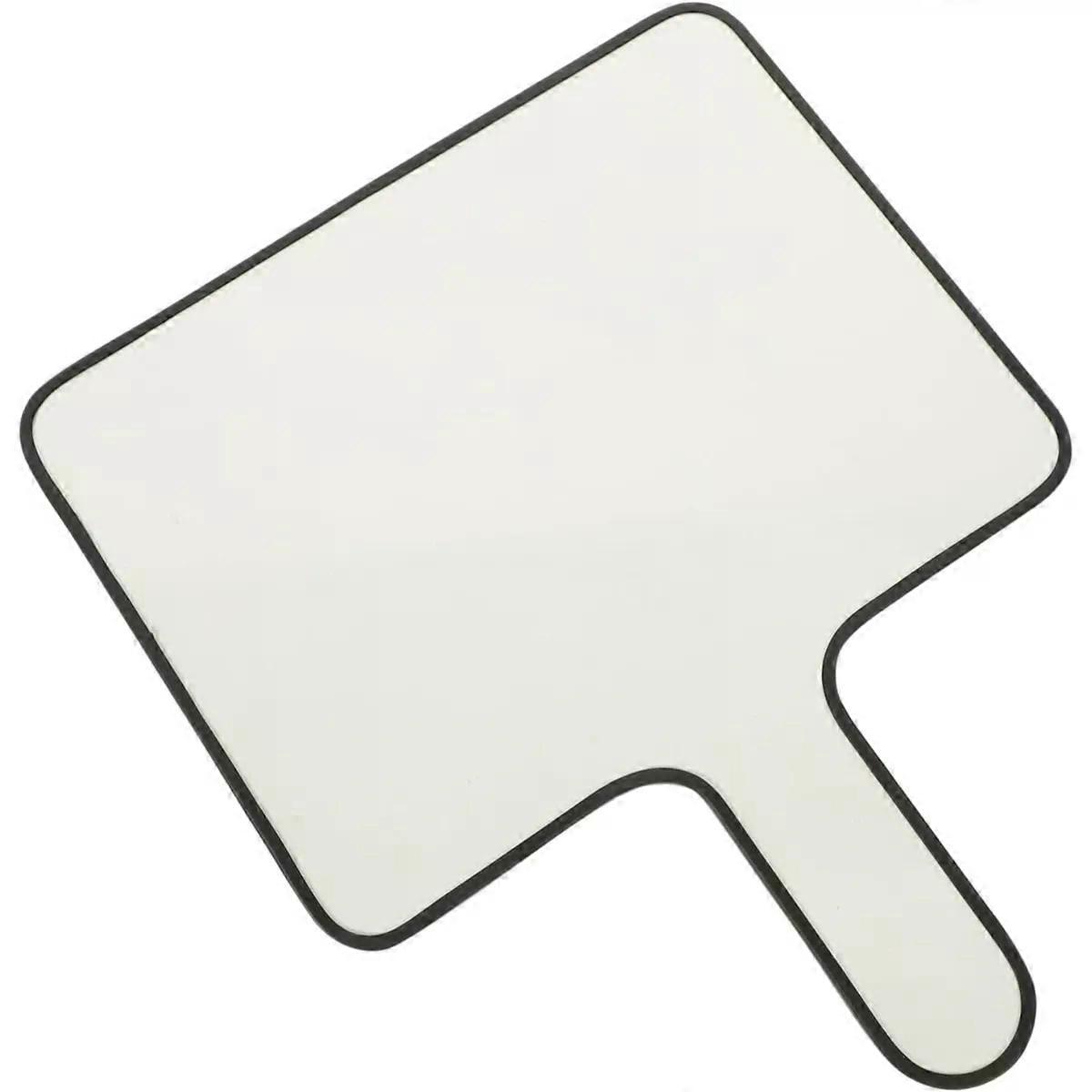 Black Melamine Double-Sided Answer Whiteboard with Rounded Corners
