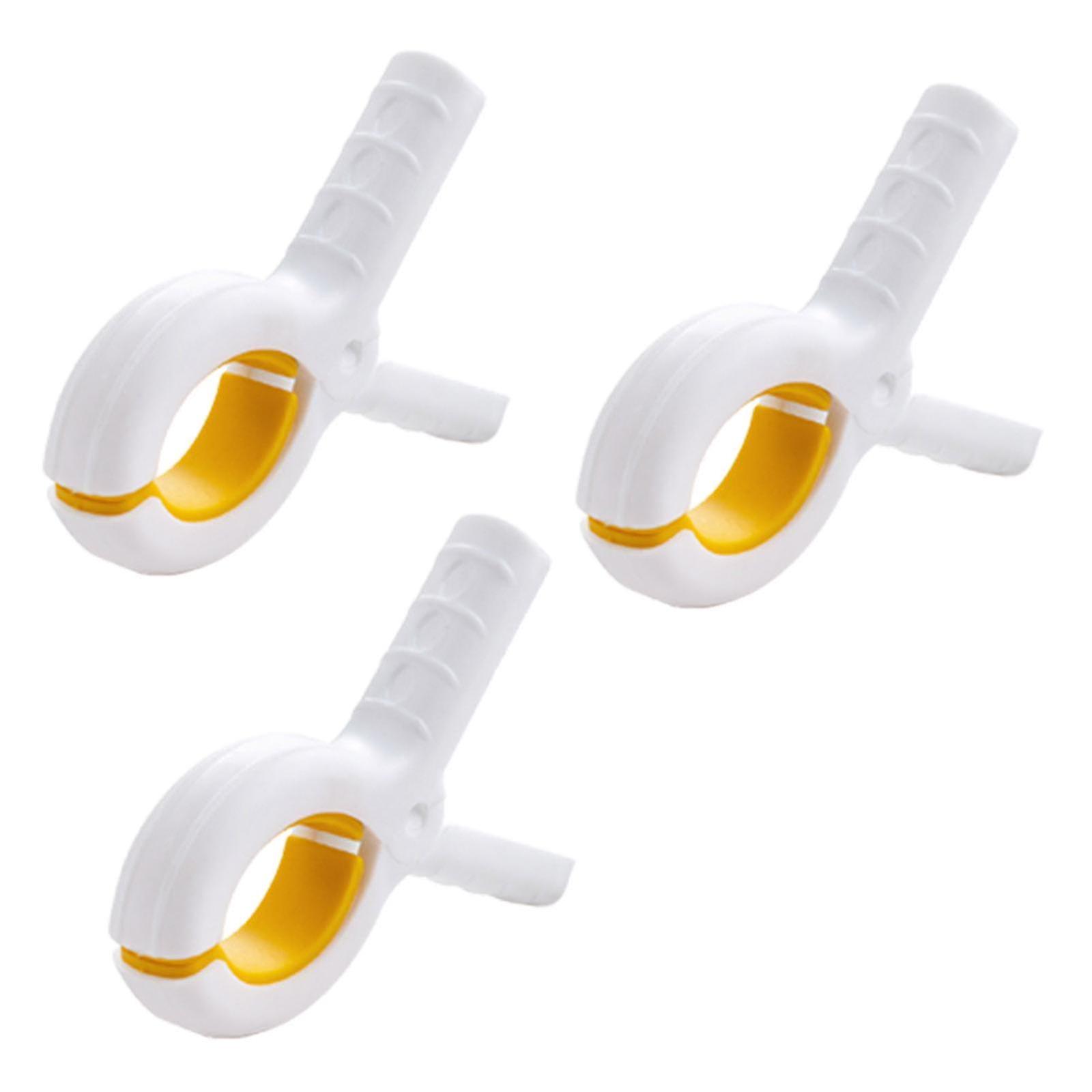 Windproof Pegs Large Clamp For Clothes Beach Towel Home Drying Racks3pcswhite -e