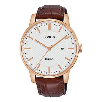 Lorus classic man Analog Men's Quartz Watch with Cowhide Bracelet RH978NX9