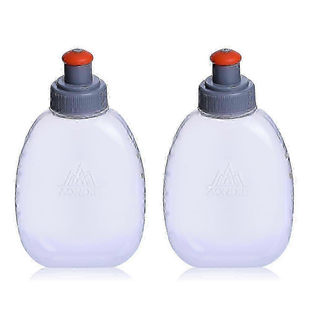 Aonijie 2 Pcs Hydration Waist Bottle Running Belt Bottle Bpa Free Sports Bottle For Camping Cycling Marathon 170ml / 250ml