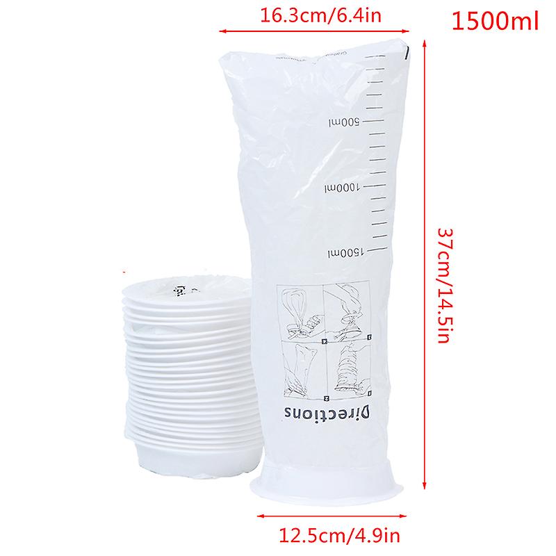 25pas oppkast poser engangs emesis poser for kvalme lettelse bevegelsessykdom