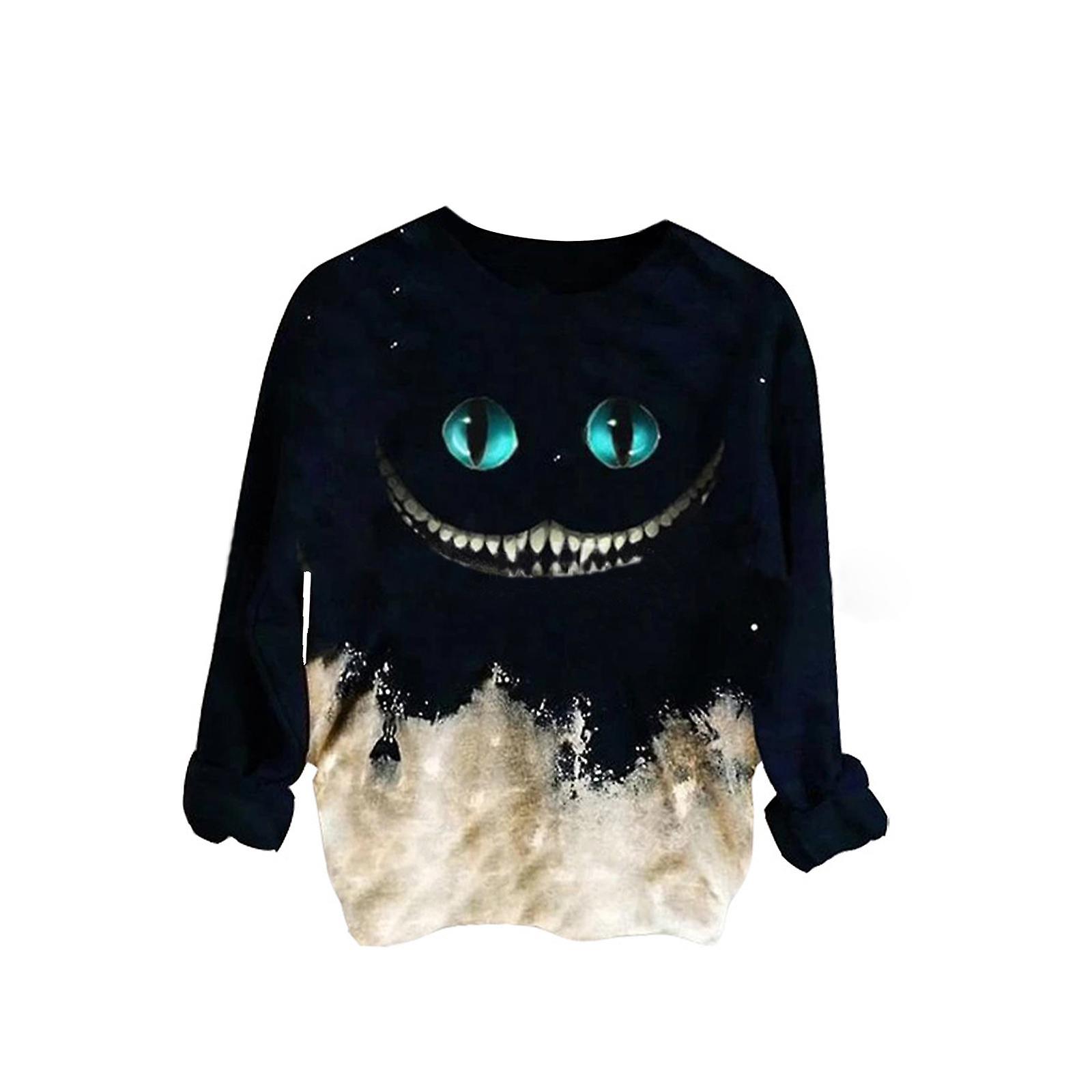 Crewneck-vaatteiden pusero rento kevään naisten elokuvahahmoille M