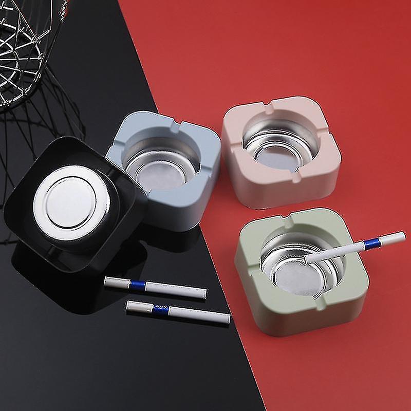 Iron Ashtray Personalized Home Office Ashtray Black