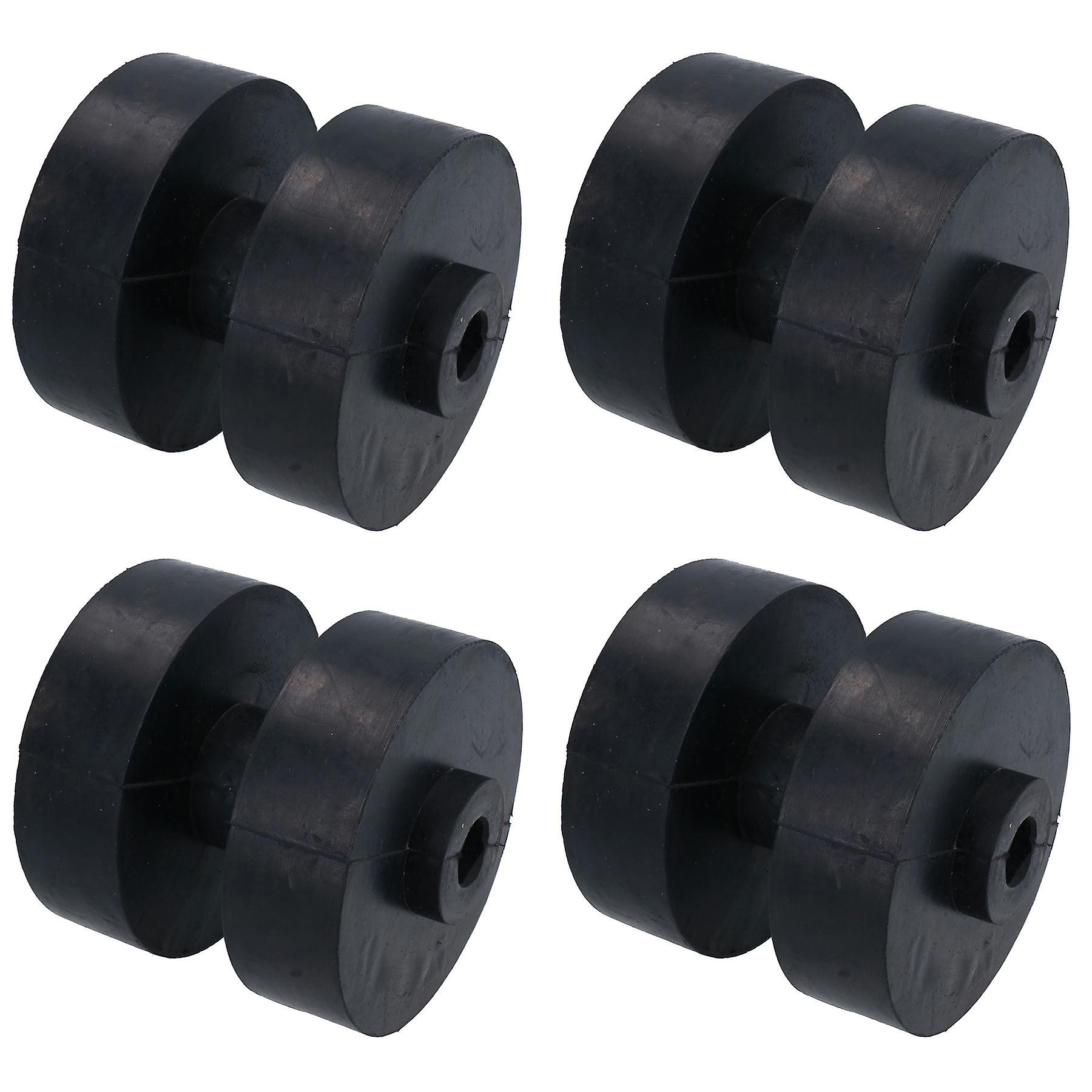 Boat / Jetski / Dinghy Trailer Double Roller Rubber 16mm Bore 4 Pack