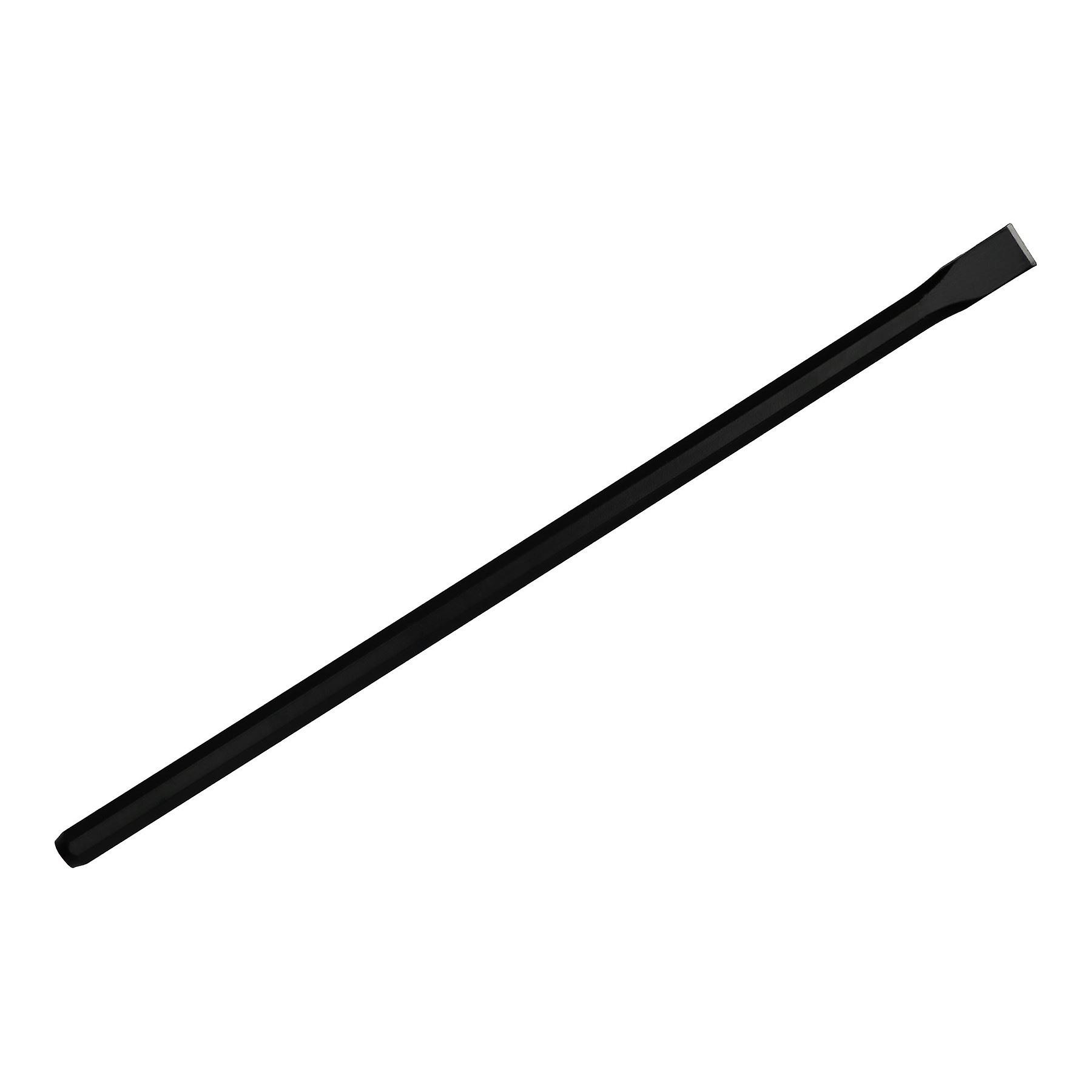 18" x 3/4" Black Cold Chisel hardened Steel Constant For Brick Stone Block Steel