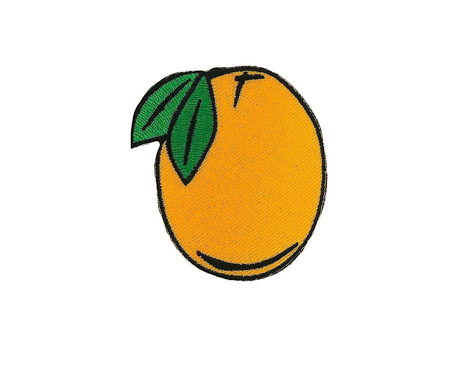 Patch Ecusson Brode Applique Backpack Jacket Doudoune Couture Kawaii Orange