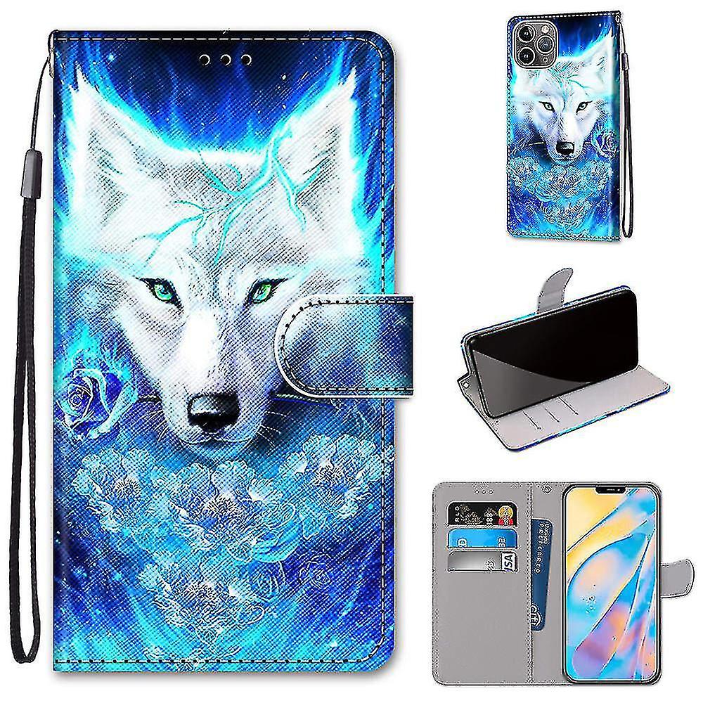 Compatible With Iphone 12 Pro Max Rose Wolf Mobile Case