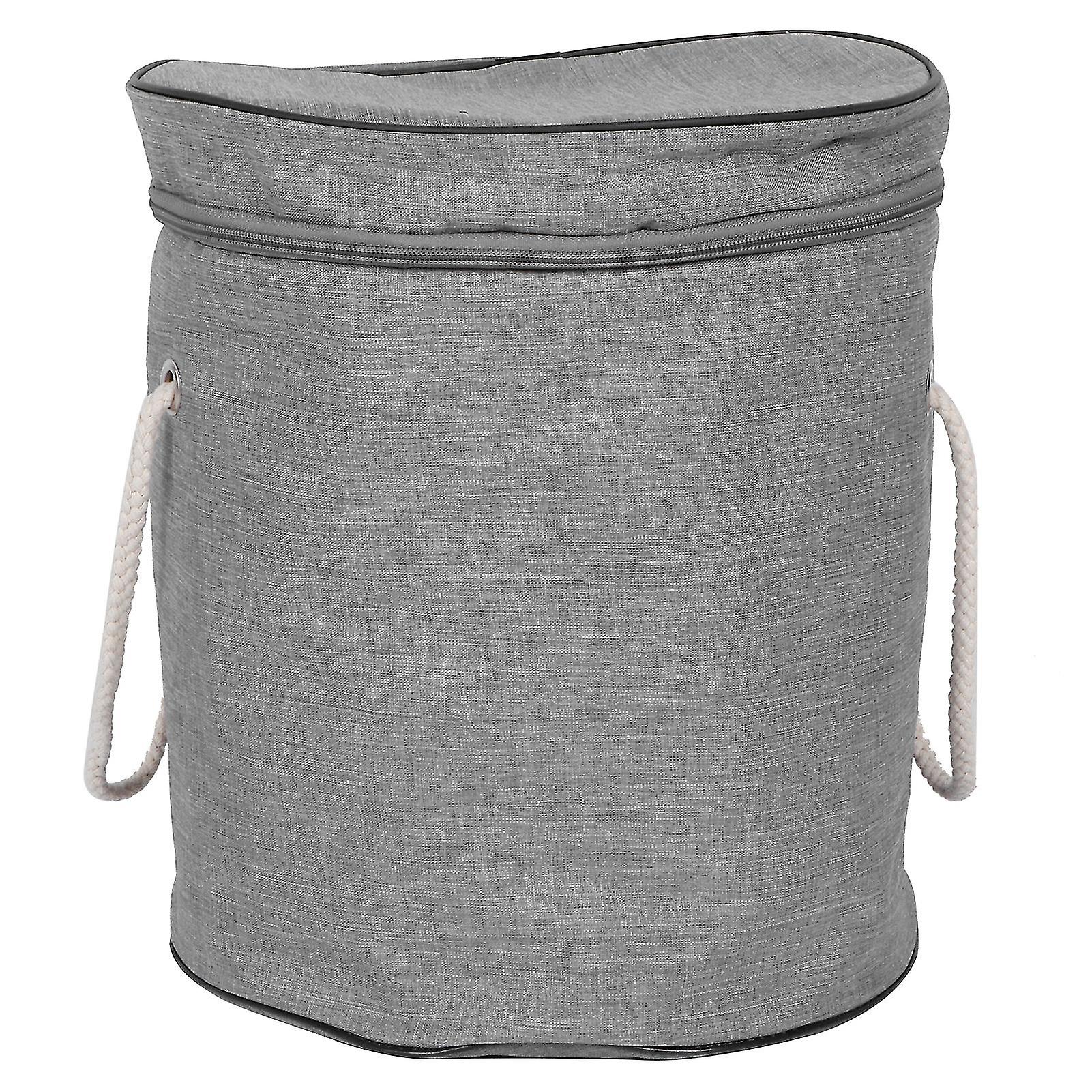 Toy Storage Bag Foldable Household Kids Drawstring Play Mat Baskets Storage Container