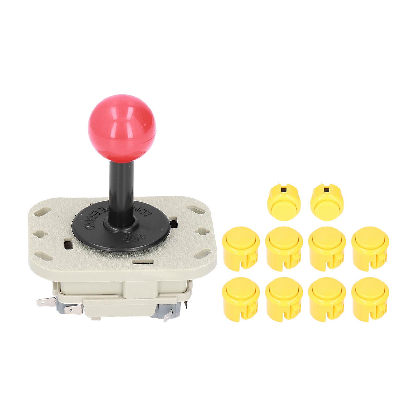 Arcade Joystick Mechanical Button Sound 50 Million Presses Comfortable Grip Arcade Buttons