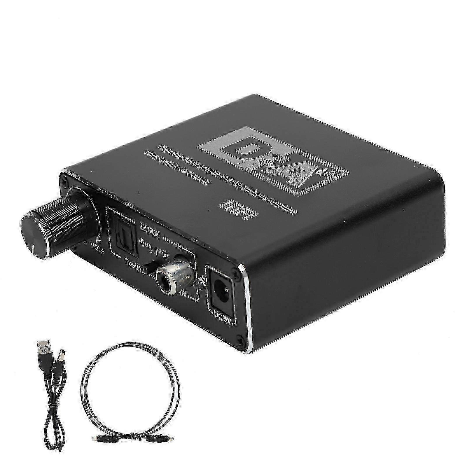 Digital to Analog Converter: Coaxial to 5.1 o Decoder with Volume Control & USB Power