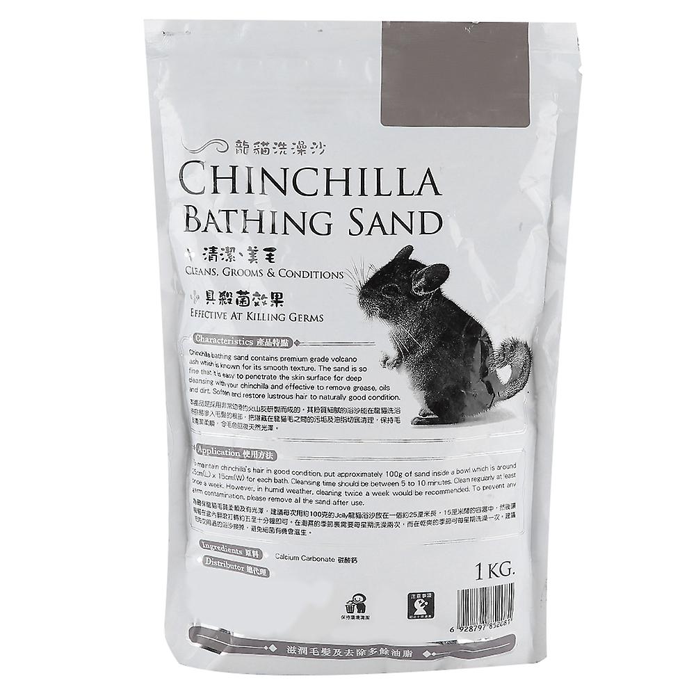 Safe Pet Bath Sand Hamster Chinchilla Bathing Sand for Small Pets Bathing Deodorization