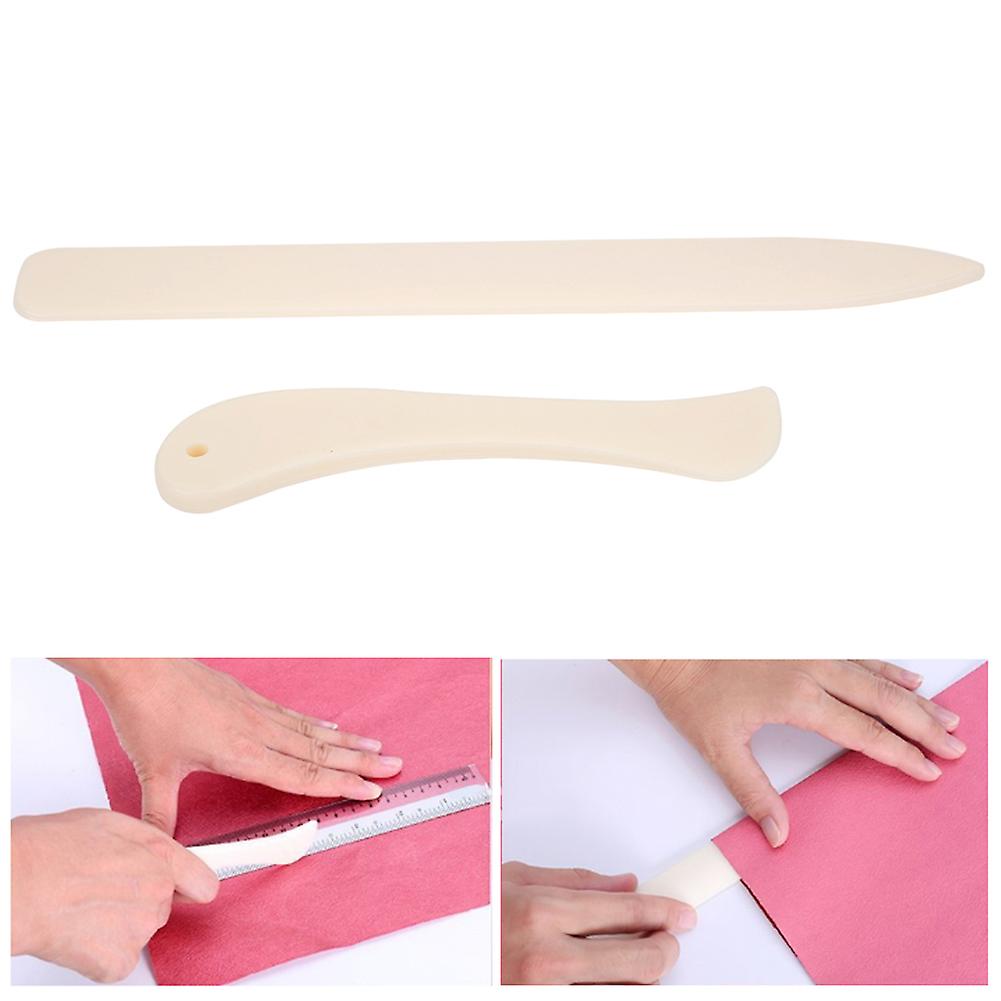 Pcs Leather Bone Folder DIY Hand Tool White ABS Leather Folder
