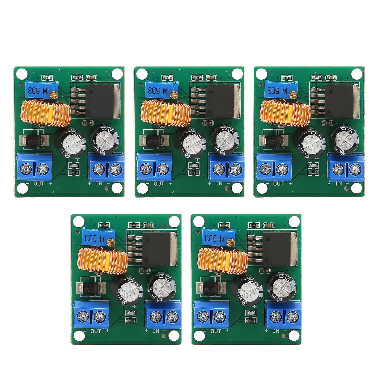 5pcs Adjustable Boost Voltage Stabilization Power Module DC 3V-12V to 19V-36V