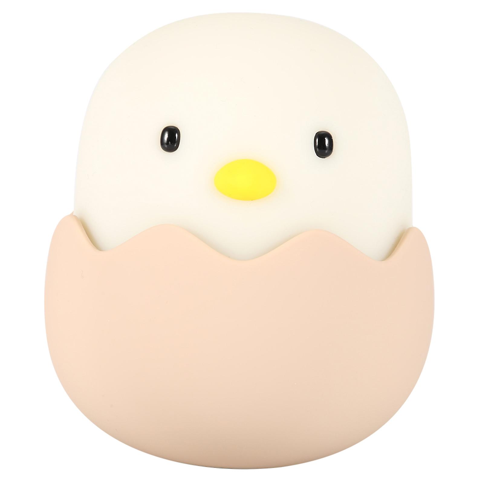 Mini USB Rechargeable LED Reading Light Silicone Chick Shape (Cool White)