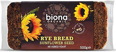 Biona Organic Rye Bread - Sunflower Seed 500g x6