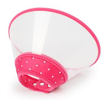 Veeki Pet Cone, Adjustable Lightweight Elizabethan Collar for Puppies, Small Dogs, Cats, Kittens and RabbitsXL