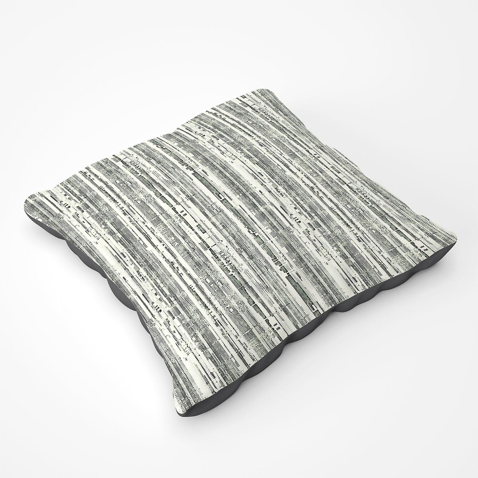 Washed Out Canvas Pattern Floor Cushion
