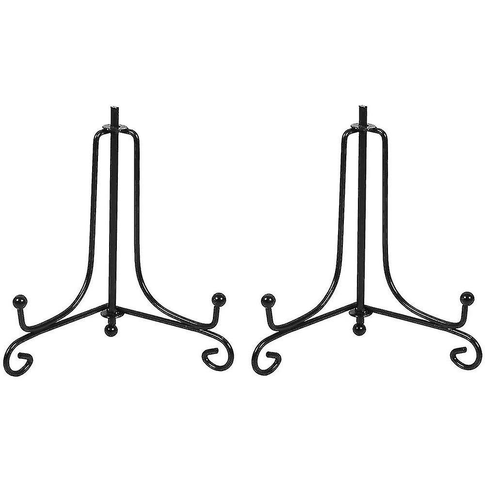 5 Pack Plate Stands For Display, Iron Easel  Photo Frame Holder