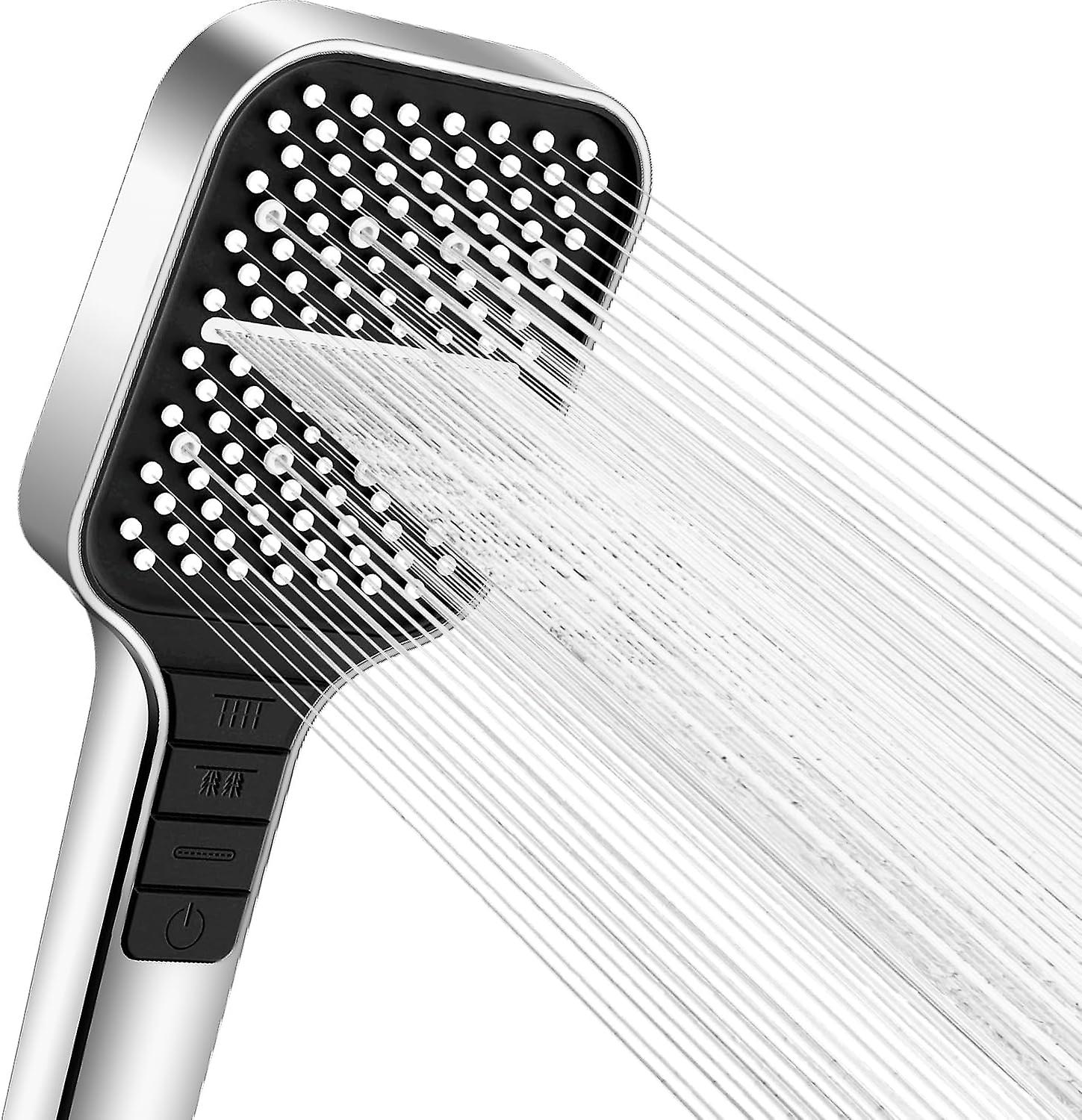 1 piece integrated water-saving shower head