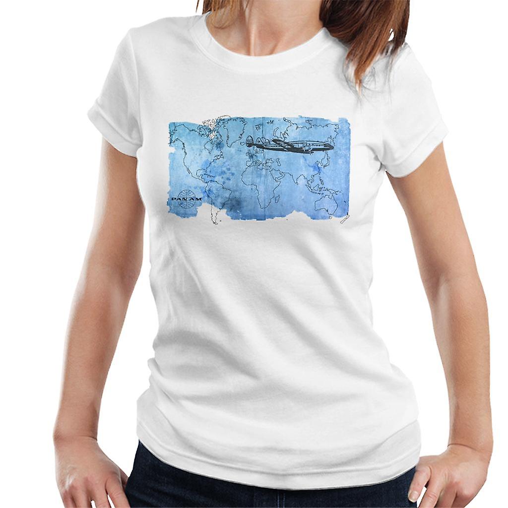 Pan Am World Map Women's T-Shirt