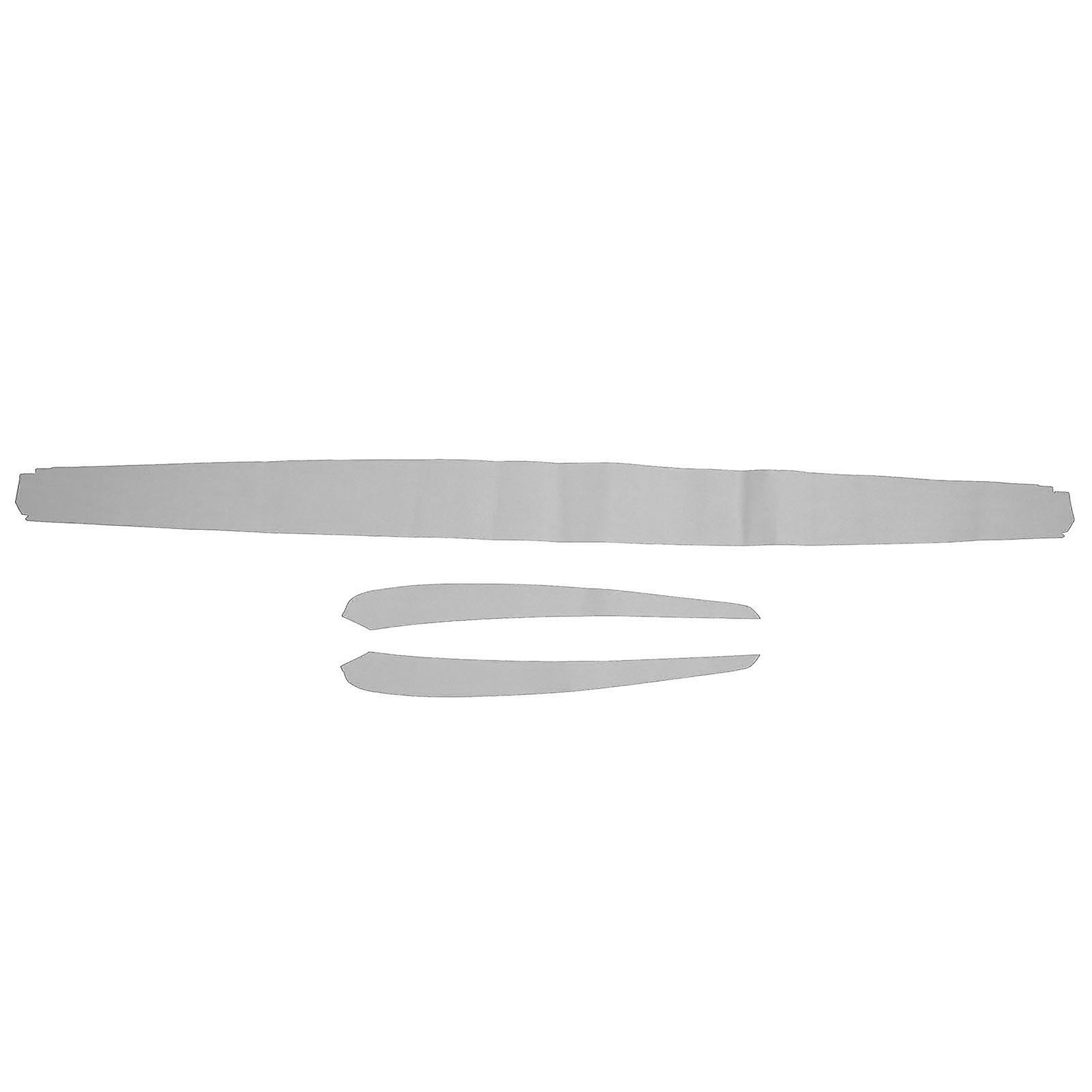 Moulure de panneau de porte intérieure en daim souple pour tableau de bord Tesla Model 3 Y 2019 à 2023, gris