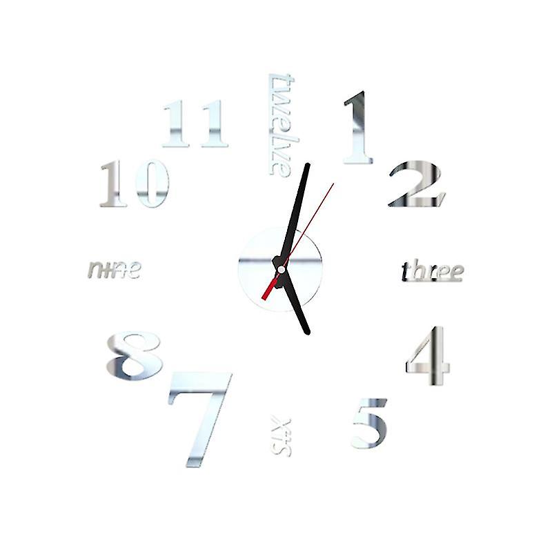 1pcs English Wall Clock