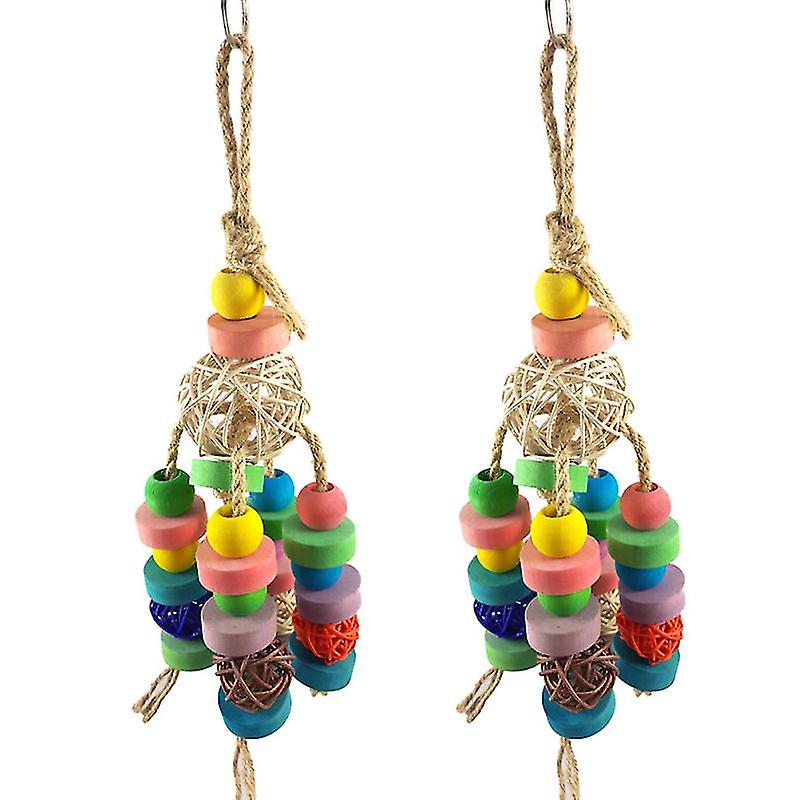 2pcs Parrot Pendant Toys