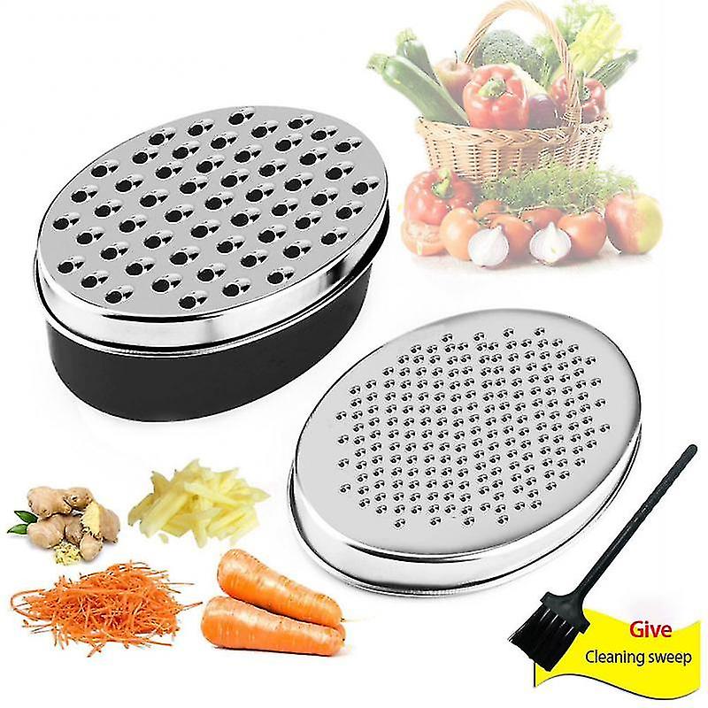 Slicer Cheese Grater Kitchen Vegetables Oval Box Container Fruit Grater Tool