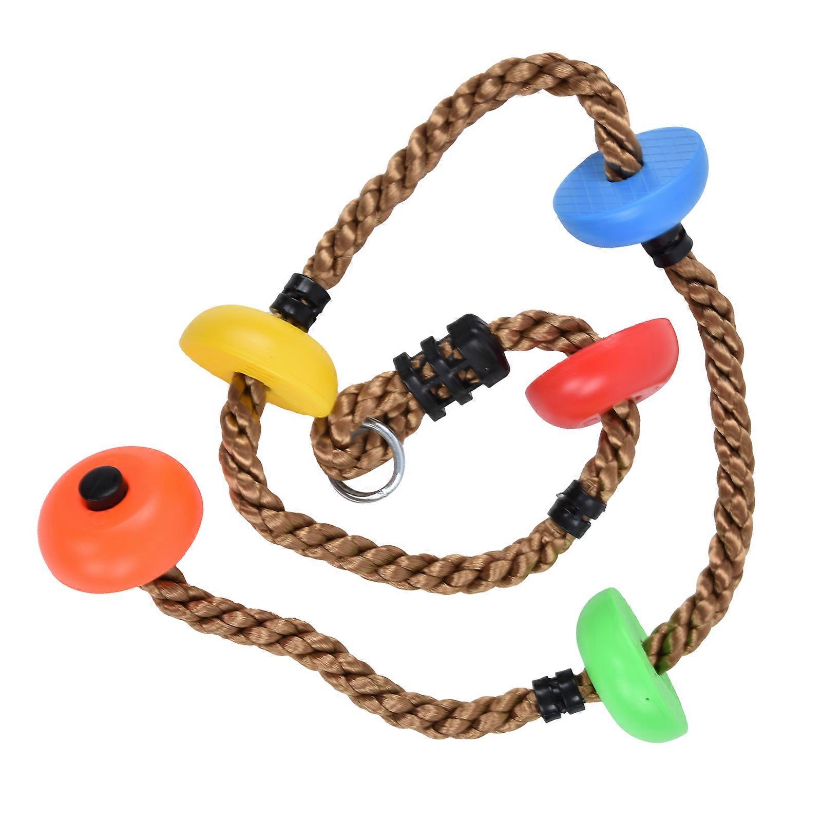194cm Multicolor Plastic Disc Swing Rope for Outdoor Play