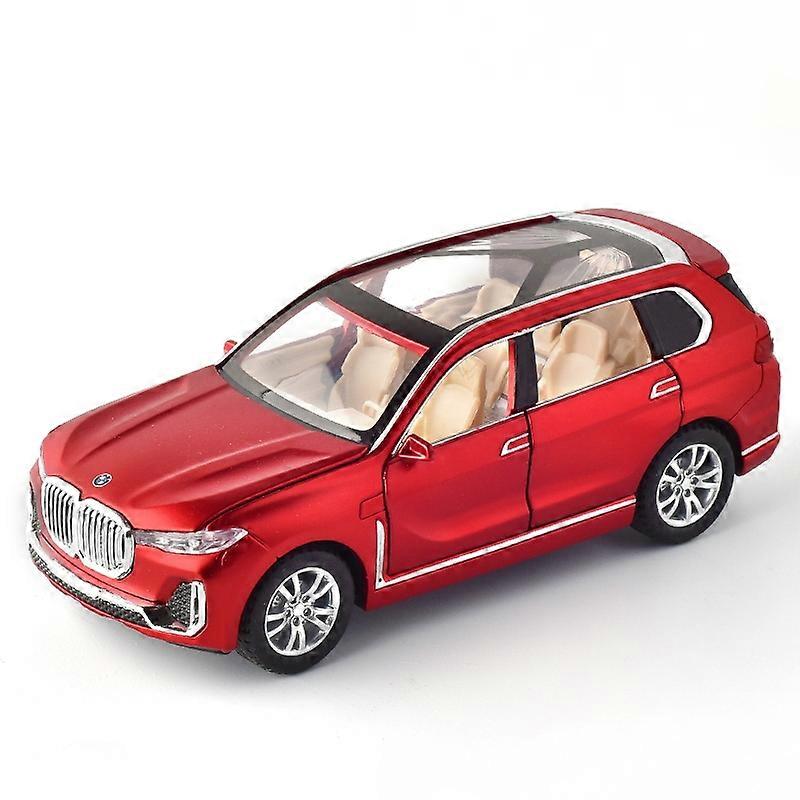 1:32 X7 SUV Alloy Model Car Toy Diecasts Casting Pull Back Sound and Light Car Toys For Children Vehicle