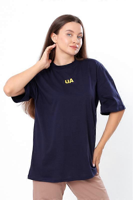 Relaxed Fit Women’s T-Shirt – Soft Cotton Fabric & Patriotic Print, Perfect for Family Look, Summer, HC 8393-У
