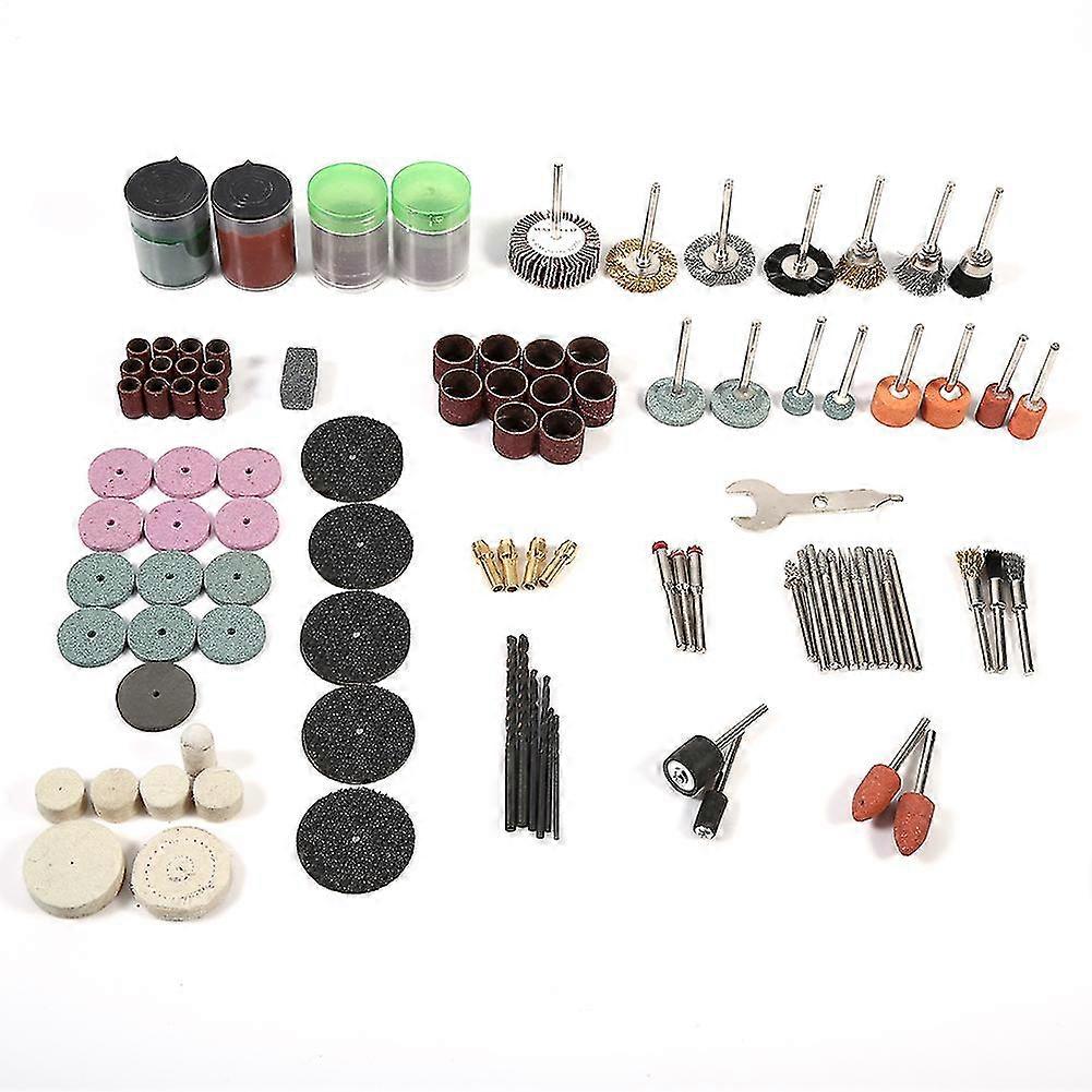 147pcs Rotary Polishing Tool Set 1/8" Shank Sanding Polish Cutting Accessory Bit