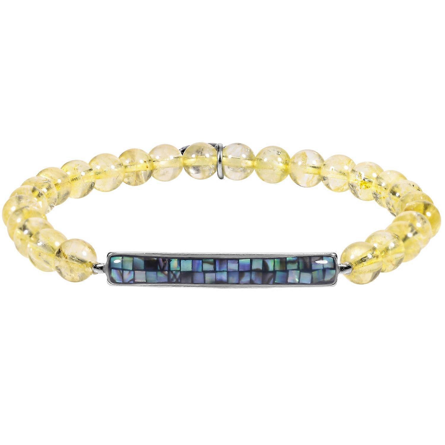 Bracelet-CitrineSunshine-GoldenGlow-LuckyLeafPendant