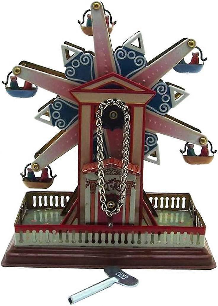 435 Wheel Tin Furnishing Home Ferris Props for Articlesas up Vintage Shown Clockwork Toy Bar