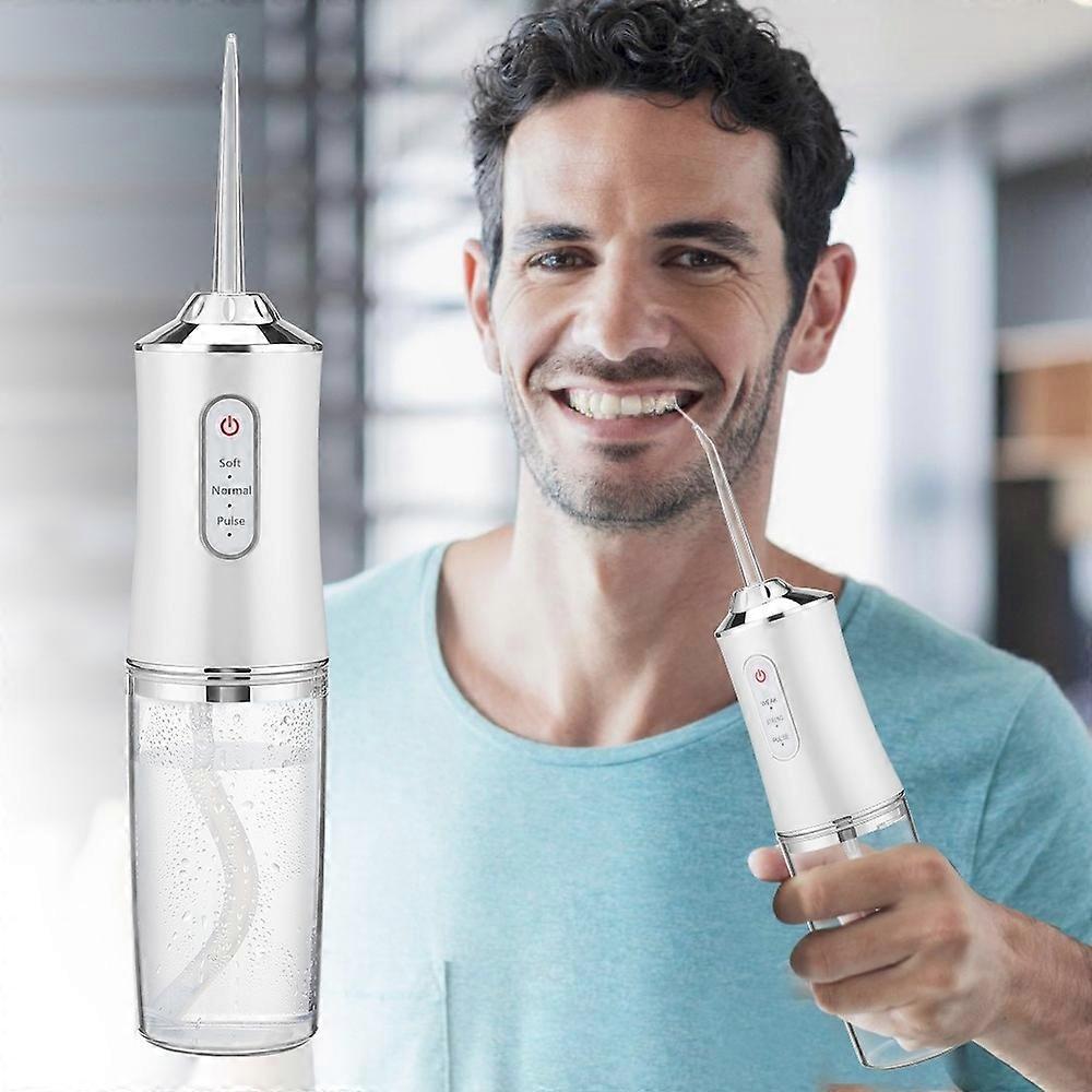 Güçlü Diş Su Jeti Pick Flosser Ağız Yıkama Makinesi Dişler Beyaz Için Taşınabilir Oral Irrigator