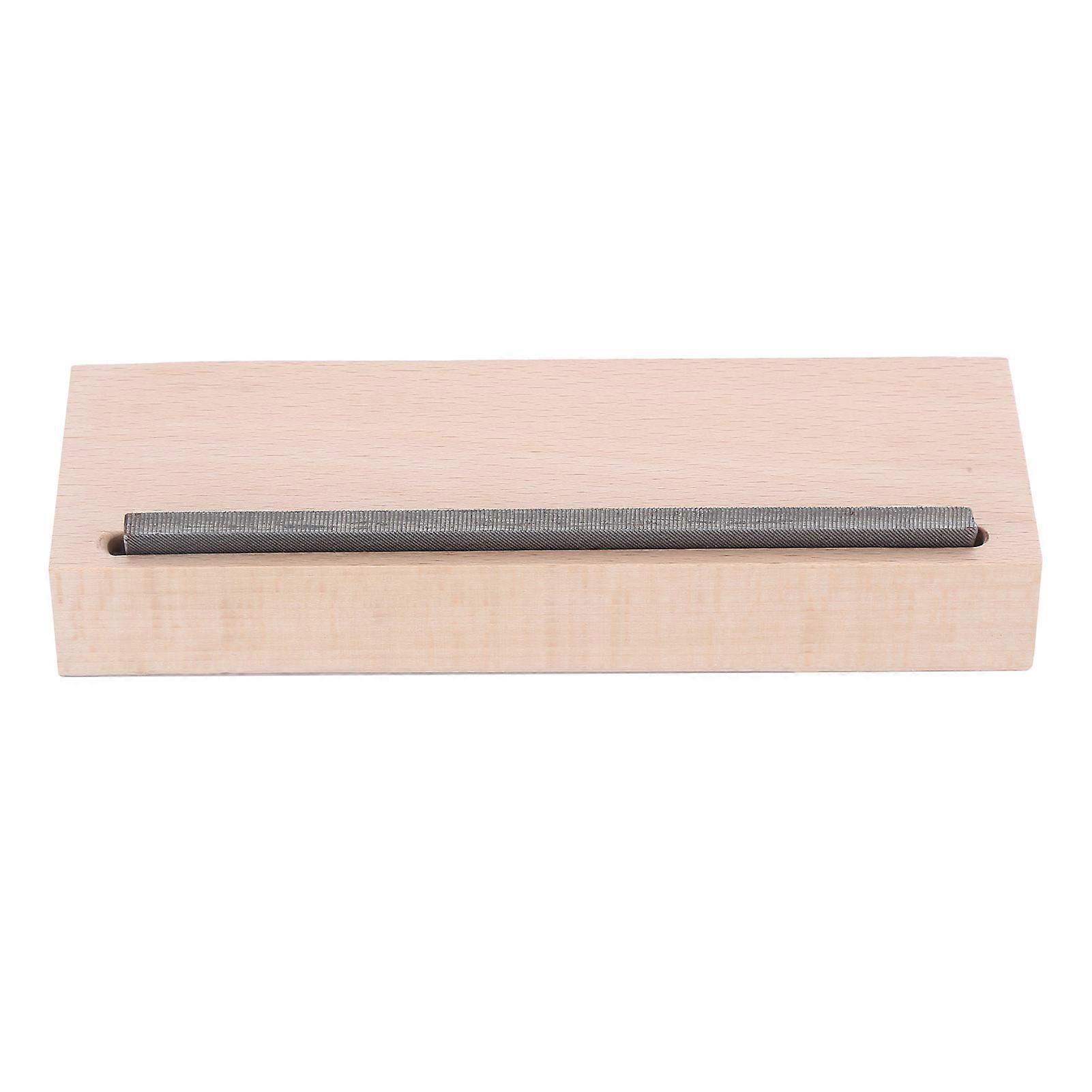 Guitar Fret Beveling File Wooden Cutting Edge Polishing Tool Musical Instruments Accessory