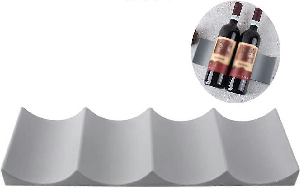 Plastic Wine Rack Bottle Holder Universal Kitchen Fridge Wine Rack Stackable Table Shelf  for Table Pantry Cabinet Beer Holder