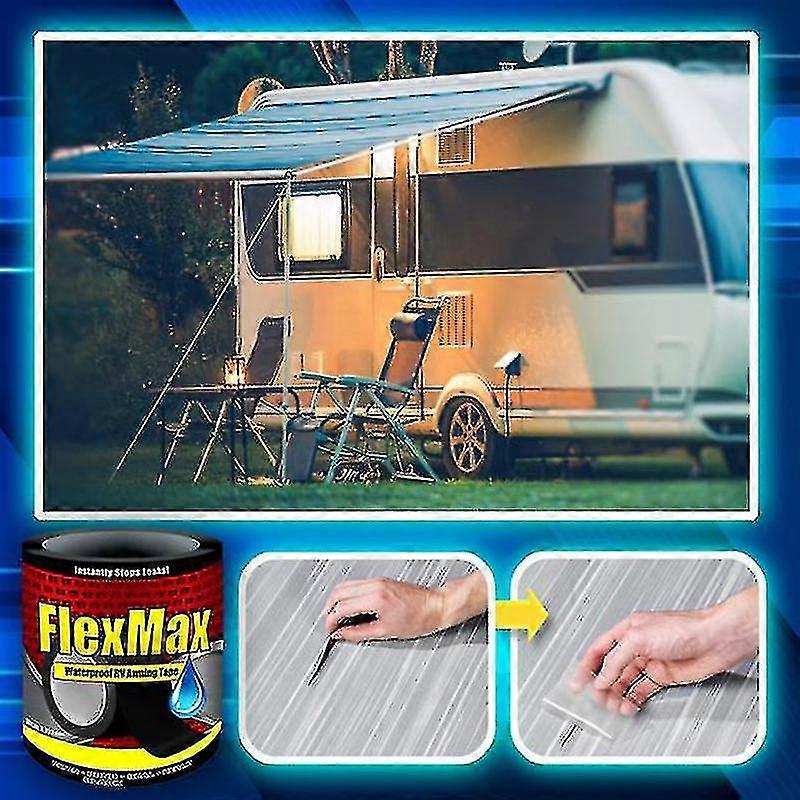 Wasserdichtes Klebeband für Wohnmobil-Markisen, leistungsstarkes wasserdichtes Klebeband, Reparaturband für Wasserrohrlecks, Rohrreparatur, Leckstopp