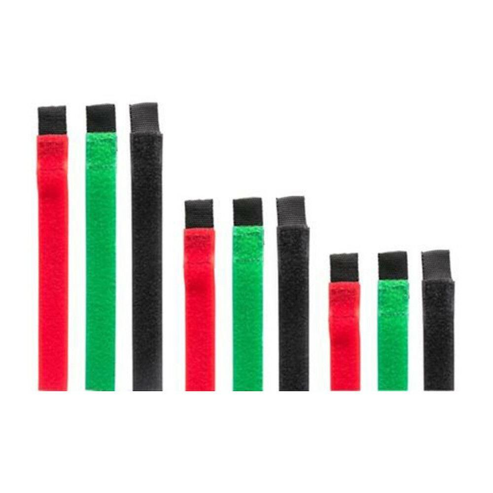 Multipurpose Hook and Loop Securing Straps and Fastening Cable Ties, 25 Pc